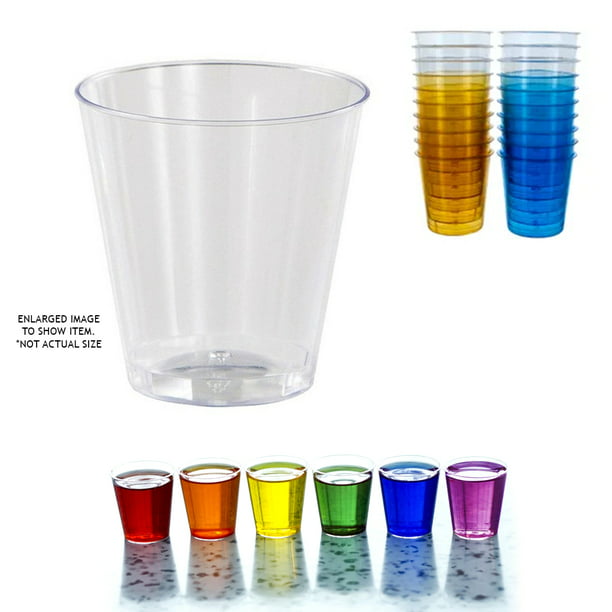 12 x Shot Clear Glass Cups Drinking Entertaining Bar Parties 36ml 